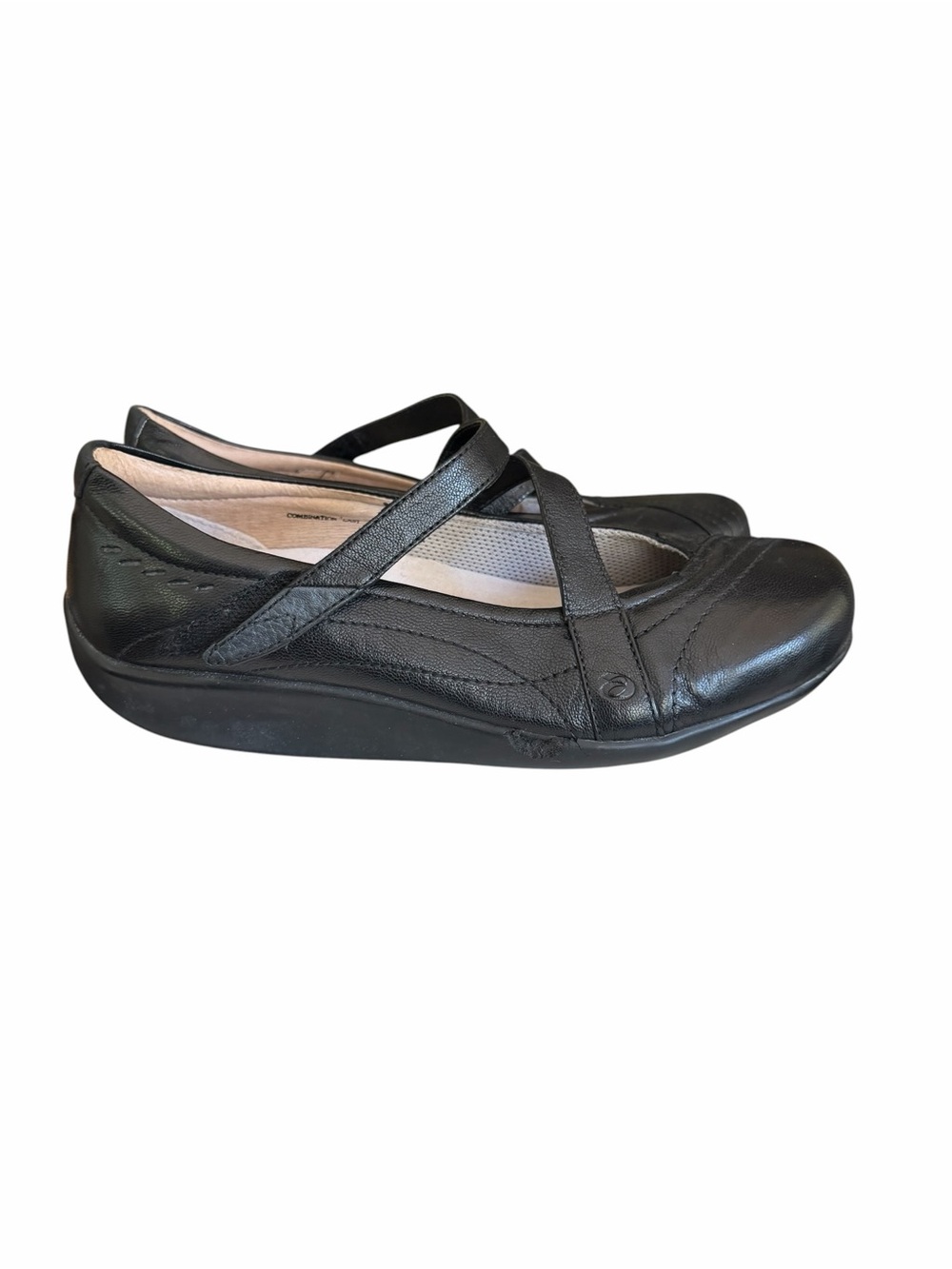 ARAVON Lucie Nubuck Leather Mary Jane Rocker Shoe Women's Size 7.5